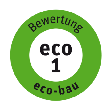 MONOBRICK ZSK® mit «eco-bau» Zertifizierung 